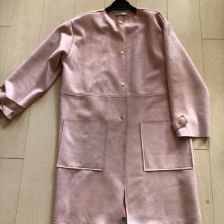 ザラ(ZARA)の専用です！ザラ ZARA フェイクスエードコート(ノーカラージャケット)