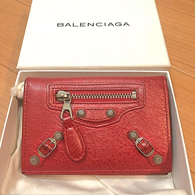 Balenciaga(バレンシアガ)の【少しお値下げ】BALENCIAGA バレンシアガ カードケース レディースのファッション小物(名刺入れ/定期入れ)の商品写真