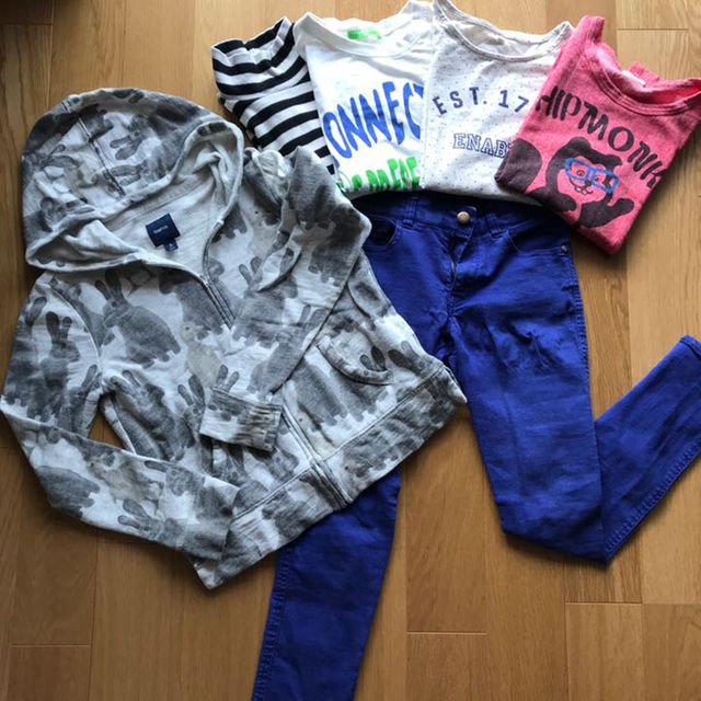 GAP Kids(ギャップキッズ)の【送料無料♪】女の子140〜150 ６着まとめ売りGAPパーカー キッズ/ベビー/マタニティのキッズ服女の子用(90cm~)(ジャケット/上着)の商品写真