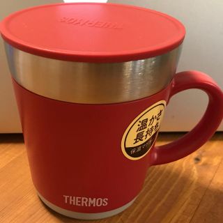 サーモス(THERMOS)のサーモス JDC-350 R レッド 保温マグカップ(グラス/カップ)