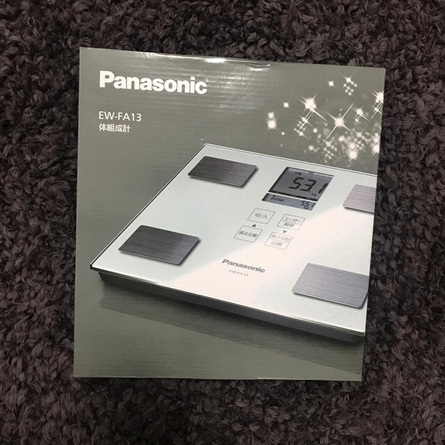 Panasonic(パナソニック)の【新品未開封】Panasonic 体組成計 スマホ/家電/カメラの美容/健康(体重計/体脂肪計)の商品写真