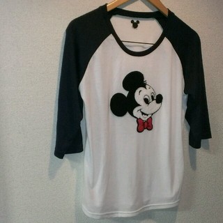 ディズニー(Disney)のミッキーワッペン Tee✡(Tシャツ(長袖/七分))