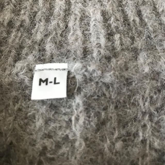 MUJI (無印良品)(ムジルシリョウヒン)の無印良品 アルパカ混ブラッシュヤーンクールネックセーター レディースのトップス(ニット/セーター)の商品写真