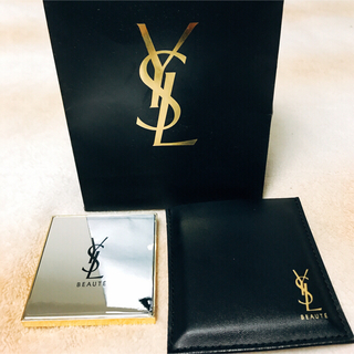 イヴサンローランボーテ(Yves Saint Laurent Beaute)のイヴ・サンローラン☆鏡・ショップ袋(ミラー)