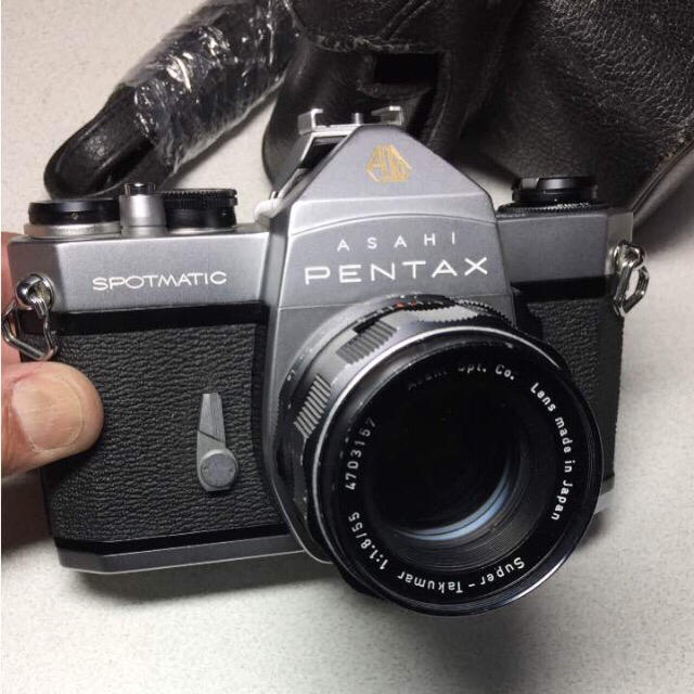 PENTAX SP ホワイト/ゴールド レンズ付き