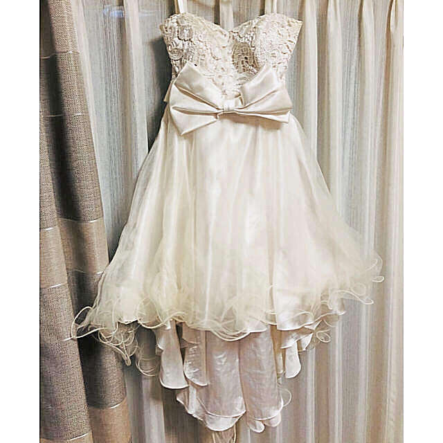 AngelR(エンジェルアール)の最終お値下げ angelR ミディアムテール キャバドレス レディースのフォーマル/ドレス(ナイトドレス)の商品写真