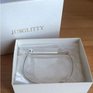 ジャスグリッティー(JUSGLITTY)のJUSGLITTY パールビジュー ブレスレット ノベルティ バングル(ブレスレット/バングル)