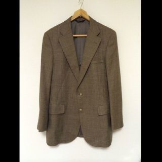 ブルックスブラザース(Brooks Brothers)のBrooksBrothers(USA)ウールチェックテイラードジャケット(テーラードジャケット)