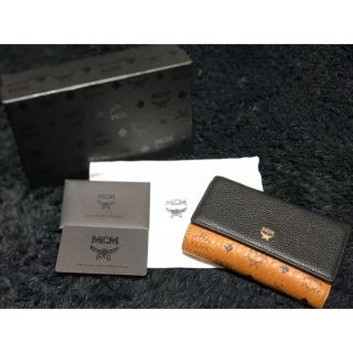 エムシーエム(MCM)のMCM 三つ折り財布 黒 レディース(財布)