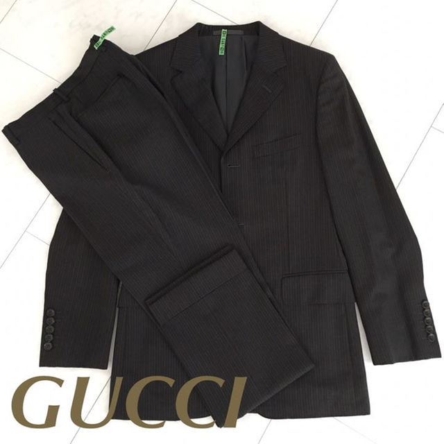 Gucci(グッチ)の【美品】グッチ スーツ上下セット メンズ サイズM メンズのスーツ(セットアップ)の商品写真