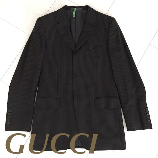 Gucci(グッチ)の【美品！】グッチ メンズ スーツ 上下セット GUCCI 46 メンズのスーツ(セットアップ)の商品写真