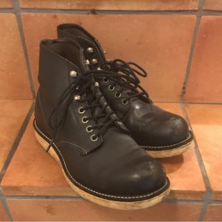 レッドウィング(REDWING)のレッドウイング アイリッシュセッター プレントゥ 黒 ブラック26.5cm(ブーツ)