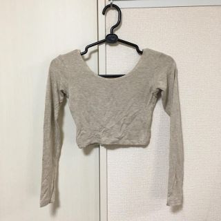 アメリカンアパレル(American Apparel)のショート丈 トップス(Tシャツ(長袖/七分))