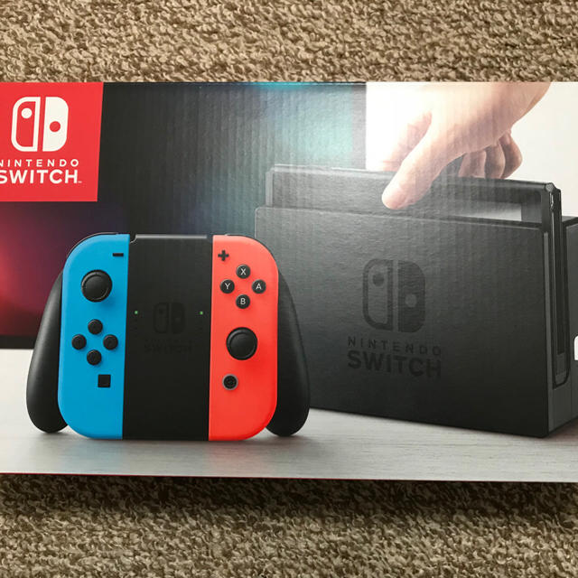 Nintendo Switch(ニンテンドースイッチ)の Nintendo Switch ニンテンドースイッチ本体 ネオン新品 送料込 エンタメ/ホビーのゲームソフト/ゲーム機本体(家庭用ゲーム機本体)の商品写真