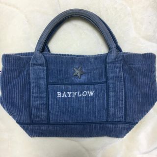 ベイフロー(BAYFLOW)のBAYFLOW トートバッグ デニム コーデュロイ Sサイズ(トートバッグ)