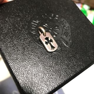 クロムハーツ(Chrome Hearts)のクロムハーツ タイニードッグタグ カットアウトクロス(ネックレス)