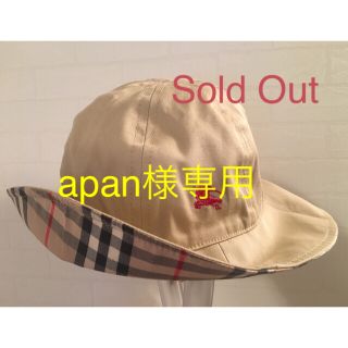 バーバリー(BURBERRY)の新品・未使用 ベビー キッズ バーバリー 帽子 ハット リバーシブル 春 (帽子)