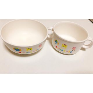 ミキハウス(mikihouse)の食器２点セット 美品(離乳食器セット)