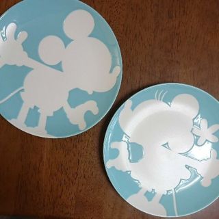 ディズニー(Disney)のDisneyミッキー＆ミニーペア皿(食器)