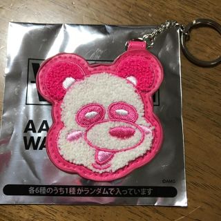 トリプルエー(AAA)のAAA WOG刺繍キーホルダー ピンク(ミュージシャン)