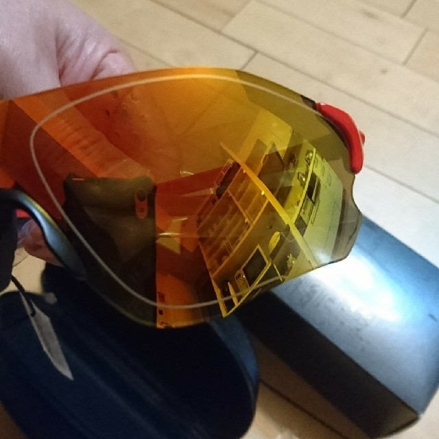 Oakley(オークリー)のOakly EVZERO PATH 赤 スポーツ/アウトドアの自転車(ウエア)の商品写真