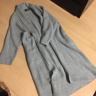 ザラ(ZARA)のニットロングカーデ(ニットコート)