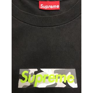 シュプリーム(Supreme)の初期 黒 XL 中古品 Supreme Camo Box Logo Tee(Tシャツ/カットソー(半袖/袖なし))