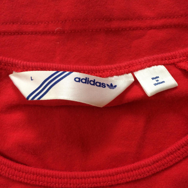 adidas(アディダス)の【美品】アディダス adidas Tシャツ ライン スポーツ ウェア ランニング レディースのトップス(Tシャツ(半袖/袖なし))の商品写真