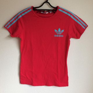 アディダス(adidas)の【美品】アディダス adidas Tシャツ ライン スポーツ ウェア ランニング(Tシャツ(半袖/袖なし))