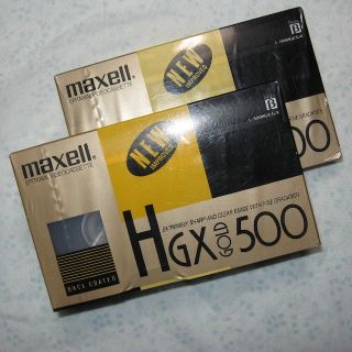 マクセル(maxell)のレア新品βビデオテープ_2本セット_ＨＧＸgold500（maxell)(その他)