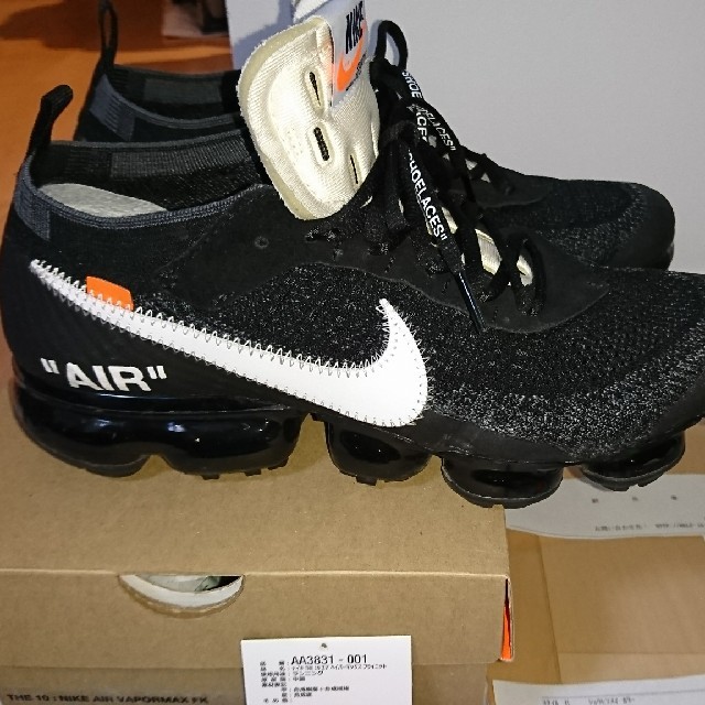 驚きの安さ VAPORMAX AIR NIKE - OFF-WHITE 27.5cm WHITE OFF ...