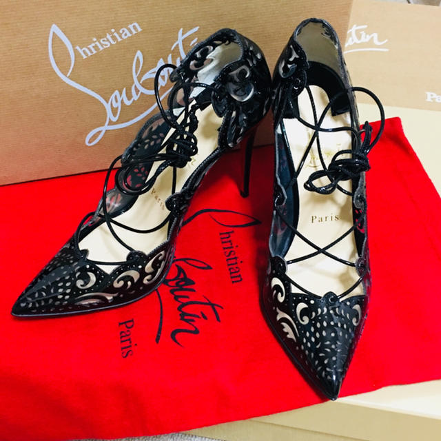 Christian Louboutin(クリスチャンルブタン)のクリスチャンルブタン★レースアップハイヒール レディースの靴/シューズ(ハイヒール/パンプス)の商品写真