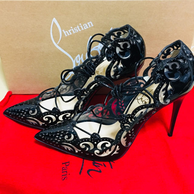 Christian Louboutin(クリスチャンルブタン)のクリスチャンルブタン★レースアップハイヒール レディースの靴/シューズ(ハイヒール/パンプス)の商品写真