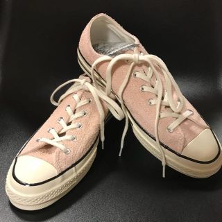 コンバース(CONVERSE)のChuckTaylor/CT70 Vintage Suede Ox(Pink)(スニーカー)