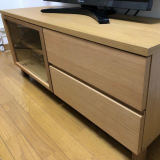 ムジルシリョウヒン(MUJI (無印良品))のオーク材ＡＶラック 無印良品 テレビボード(棚/ラック/タンス)