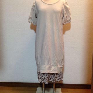 💕お値段値下げ中💕    中古品 フード付きワンピース(ひざ丈ワンピース)