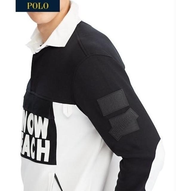 POLO RALPH LAUREN(ポロラルフローレン)のSサイズ POLO RL 'SNOW BEACH' RUGBY SHIRT メンズのトップス(スウェット)の商品写真