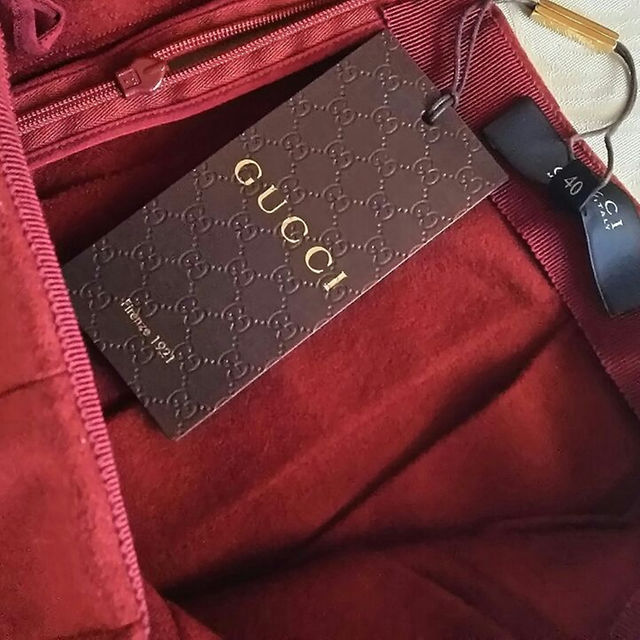 Gucci(グッチ)の新品タグ付き◆GUCCIグッチ◆カシミヤ混ウール地プリーツスカート レディースのスカート(ひざ丈スカート)の商品写真