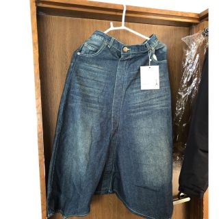 アンティカ(antiqua)のantiqua デニムサルエルパンツ 新品！(サルエルパンツ)