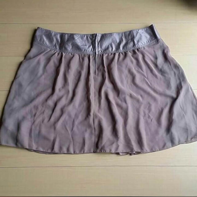 大きいサイズ シフォンスカート レディースのスカート(ひざ丈スカート)の商品写真