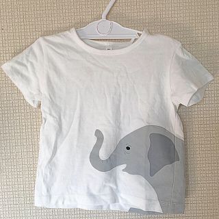 ムジルシリョウヒン(MUJI (無印良品))の☆kei☆様専用 無印の動物親子Tシャツ(Tシャツ/カットソー)