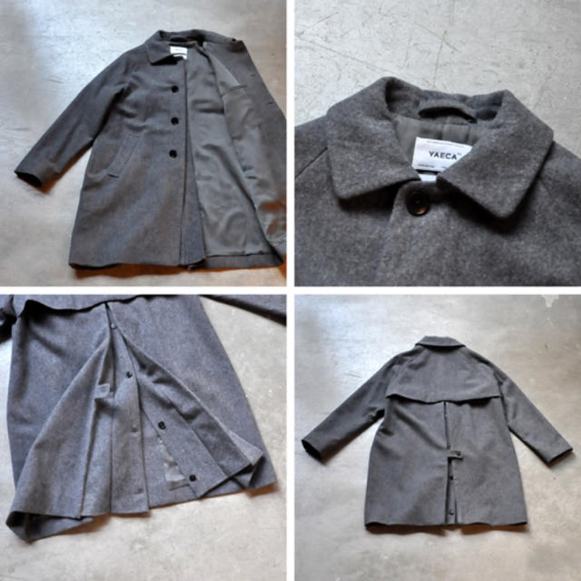 YAECA(ヤエカ)のYAECAの定番のウールメルトンステンカラーコート メンズのジャケット/アウター(ステンカラーコート)の商品写真