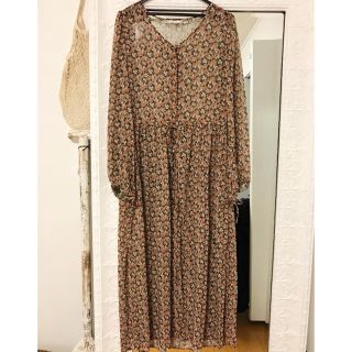 マウジー(moussy)のゆら様専用 お取り置きmoussy ロングフラワーシャツドレス(ロングワンピース/マキシワンピース)