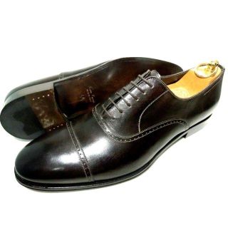 サントーニ(Santoni)の※tomboy34様専用　イセメン 44 27cm ストレートチップ 焦げ茶(ドレス/ビジネス)