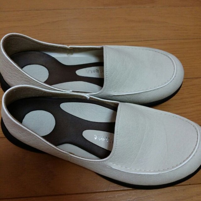 Re:getA(リゲッタ)のリゲッタ・ローファー,アイボリー．サイズＳ レディースの靴/シューズ(その他)の商品写真