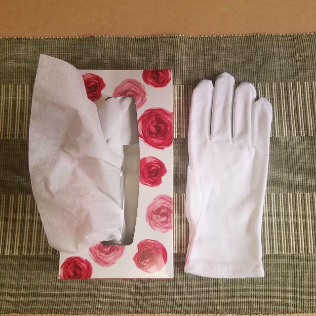 Cokoron様専用【新品】白手袋　コットン（２組セット） レディースのファッション小物(手袋)の商品写真