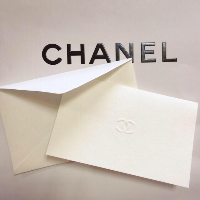 CHANEL(シャネル)のCHANEL♡メッセージカード コスメ/美容のコスメ/美容 その他(その他)の商品写真