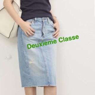 ドゥーズィエムクラス(DEUXIEME CLASSE)の定価 24840円☆ダメージタイトスカート(ひざ丈スカート)