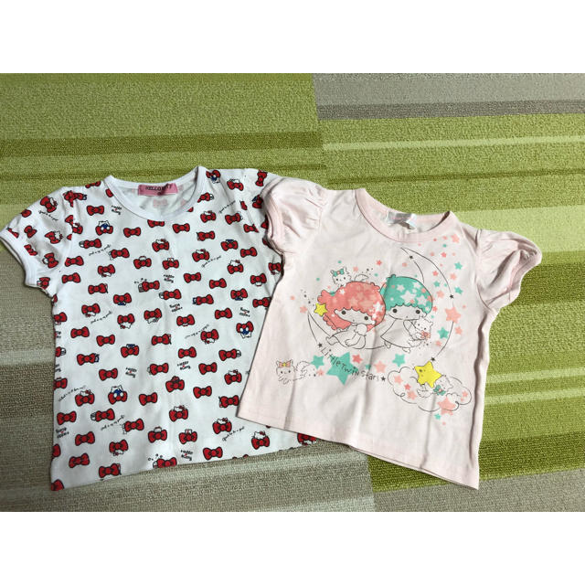 サンリオ(サンリオ)の新品☆半袖 サンリオTシャツセット キッズ/ベビー/マタニティのベビー服(~85cm)(その他)の商品写真