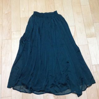 深緑♪ロングスカート くろ様お取り置き(ロングスカート)